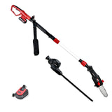 BAUMR-AG 20V SYNC Cordless Pole Saw & Hedge Trimmer Combo, 8 inch Chainsaw Pruner, Telescopic Handle, with Battery and Charger Kit