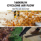 POWERBLADE 20V Leaf Blower & Line Trimmer / Edger Combo, Kit with 4.0Ah Battery & Fast Charger - Top-Down View