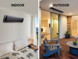 2 x BIO 2400W Outdoor Strip Heater, Electric Radiant Slimline Heat Bar Panel, 15A Plug - Extra Image