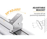 2 x BIO 2400W Outdoor Strip Heater, Electric Radiant Slimline Heat Bar Panel, 15A Plug - Extra Image