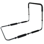 Equipmed Bed Assist Adjustable Hand Rail Support Aid for Seniors, 125kg Capacity, Bedside with Soft Grip Handle