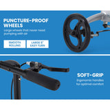 EQUIPMED Knee Scooter Walker, Disc Brake - Suspension Bag - Broken Leg Ankle Foot Mobility - Crutches Alternative - - Extra Image