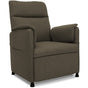 FORTIA Electric Armchair Recliner, Single Fabric Chair, Biege