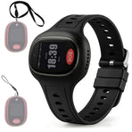 EQUIPMED Fall Detection Alarm Watch/Pendant with GPS and SOS Emergency Button, for Seniors, Location Tracking, 2-Way Calling, iPhone and Android Compatible