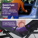 EQUIPMED Upright Rollator Walker with Forearm Support Rests, Mobilty Aid with Seat, Blue - Extra Image