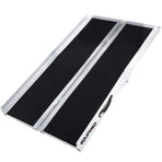 EQUIPMED 152cm Portable Folding Aluminium Access Ramp, 272kg Rated, for Wheelchair, Mobility Scooter, Rollator