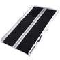 EQUIPMED 152cm Portable Folding Aluminium Access Ramp, 272kg Rated, for Wheelchair, Mobility Scooter, Rollator