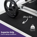 EQUIPMED 152cm Portable Folding Aluminium Access Ramp, 272kg Rated, for Wheelchair, Mobility Scooter, Rollator