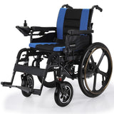 EQUIPMED Electric Wheelchair Folding, Long Range, Airline Approved, Lithium Battery, 24