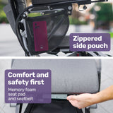 EQUIPMED Power Electric Wheelchair, Long Range, Airline Approved, Alloy, Remote Control, Lithium Battery, Black/Silver - Extra Image