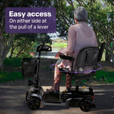 EQUIPMED FreeLite+ Mid-Sized Foldable Electric Mobility Scooter, Lithium Battery, Long Range and Easy Charging, Grey - Extra Image