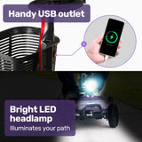 EQUIPMED FreeLite+ Mid-Sized Foldable Electric Mobility Scooter, Lithium Battery, Long Range and Easy Charging, Grey - Extra Image