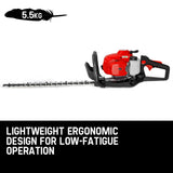 Baumr-AG 26CC Petrol Hedge Trimmer - 2-Stroke Clipper Saw Precision 24 Blade - 45-Degree Angle