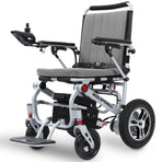 EQUIPMED Ultra-Light Power Wheelchair, Tight Turning, Airline Approved, Folding, ARTG Certified, Aluminium Frame, Lithium Battery, Grey