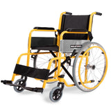 EQUIPMED Kids Paediatric Wheelchair, 100kg Rated, 110-140cm Rider Height, Quick Folding, Adjustable Footrests, 22