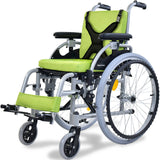 EQUIPMED Kids Premium Paediatric Wheelchair, Lightweight Aluminium, 22