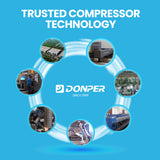 POLYCOOL 24L Double Tank Commercial Slush Machine, Quality Donper Compressor, Frozen Slushy Maker - Low Angle