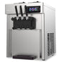 POLYCOOL Benchtop Soft Serve Ice Cream Machine, 3 Flavours, 2+Twist, Frozen Yoghurt, Acai Maker, Twin Cylinder, Counter Top Design, 15A Plug