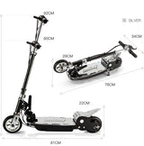 BULLET TRZ Electric Scooter 140W Adjustable and Foldable for both Adults / Kids - Front View
