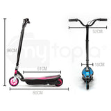 BULLET ZPS Kids Electric Scooter 140W Children Toy Pink Girls Battery Ride - Front View
