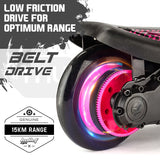 BULLET ZPS Kids Electric Scooter 140W Children Toy Pink Girls Battery Ride - Top-Down View