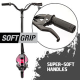 BULLET ZPS Kids Electric Scooter 140W Children Toy Pink Girls Battery Ride - Close-Up Angle