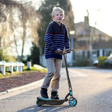 BULLET ZPS 6 Inch Kids Electric Scooter 140W 15km Children Ride On Toy Rechargeable Battery Blue - Side View