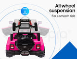 ROVO KIDS Electric Ride On Car 12V 4WD Jeep Inspired Girls Toy Battery Girls - Top-Down View