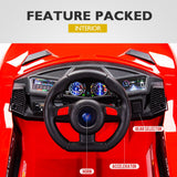 ROVO KIDS Ride-On Car LAMBORGHINI Inspired - Electric Toy Battery Remote Red - Extra Image
