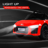 Rovo Kids Kids Ride-On Car Licensed AUDI R8 SPYDER Battery Electric Toy Remote 12V Red - Extra Image