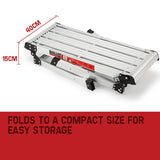 Bullet 50cm Tall Folding Work Platform Aluminium Painting Dry Wall Car Washing - 45-Degree Angle