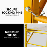 Baumr-AG Adjustable Mobile Scaffolding, 450kg Capacity, with Trapdoor Hatch - Extra Image