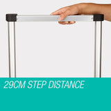 Bullet 2m Telescopic Aluminium Ladder Alloy Extension Extendable Steps - 45-Degree Angle
