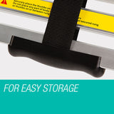 Bullet 2m Telescopic Aluminium Ladder Alloy Extension Extendable Steps - Extra Image