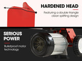 Baumr-AG 9 Ton Electric Log Splitter 9T Wood Cutter Hydraulic Fire Wood Block Axe Small Machine - Close-Up Angle