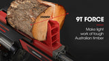 Baumr-AG 9 Ton Electric Log Splitter 9T Wood Cutter Hydraulic Fire Wood Block Axe Small Machine - Extra Image