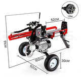 Baumr-AG 20 Ton Electric Log Splitter 20T Heavy-Duty Wood Cutter Hydraulic Fire Wood Block Axe - Front View