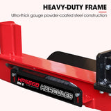 Baumr-AG 20 Tonne Hydraulic Petrol Log Splitter 8HP Wood Firewood Cutter - HPS600 - Top-Down View