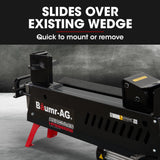 Baumr-AG 4 Way Wood Log Splitting Wedge for 10 Tonne Electric Log Splitter - Top-Down View