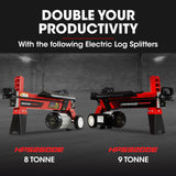 Baumr-AG 4 Way Wood Log Splitting Wedge for 8 & 9 Tonne Electric Log Splitters - Front View