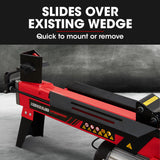 Baumr-AG 4 Way Wood Log Splitting Wedge for 8 & 9 Tonne Electric Log Splitters - Top-Down View