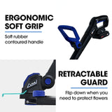 POWERBLADE LN4 20V Cordless Electric Line Trimmer & Garden Edger Kit, with Battery and Fast Charger - 45-Degree Angle