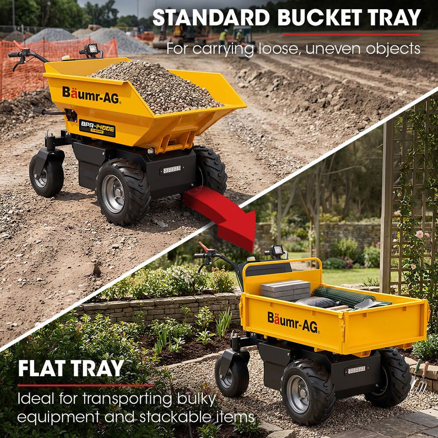 BAUMR-AG Flatbed Tray for Power Barrow