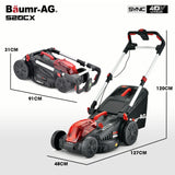 BAUMR-AG 520CX 40V SYNC 17 Cordless Lawn Mower Kit, Fast Charger, 2 x 4Ah Battery, 5 Cutting Heights, Adjustable Ergonomic Handle, Mulching Option - Extra Image