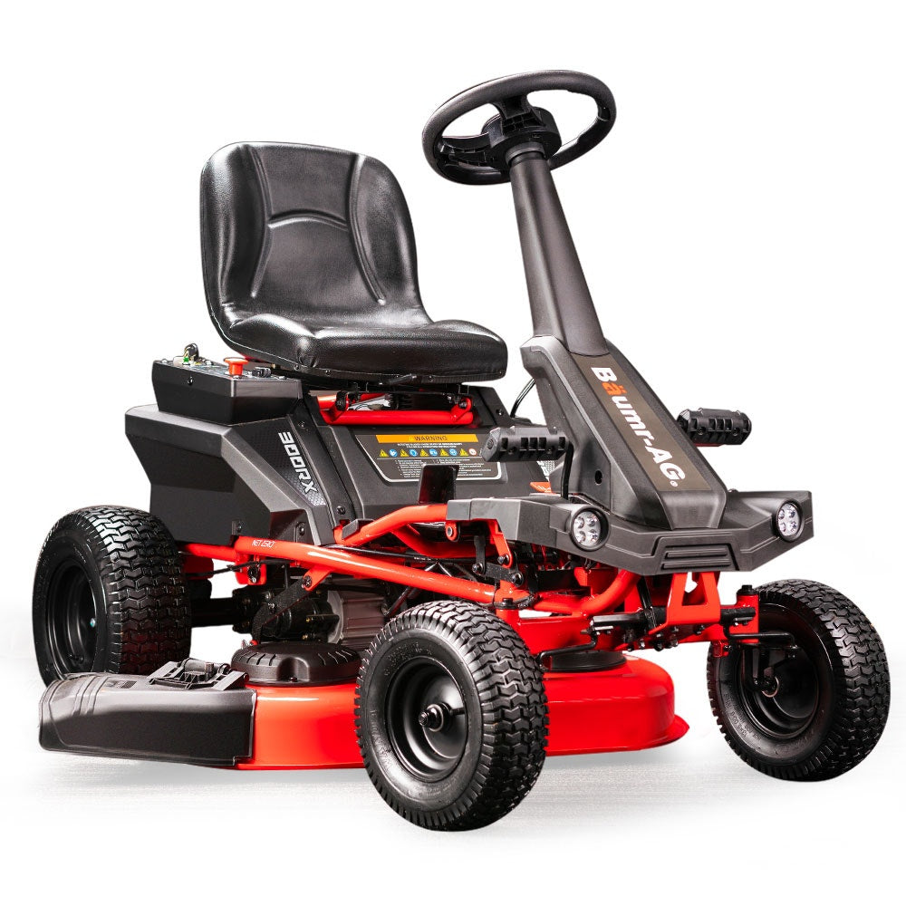 BAUMR-AG 30 Inch 48V Electric Ride On Lawn Mower Brushless Lawnmower 30 - 300RX