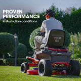 BAUMR-AG 30 Inch 48V Electric Ride On Lawn Mower Brushless Lawnmower 30 - 300RX - Top-Down View