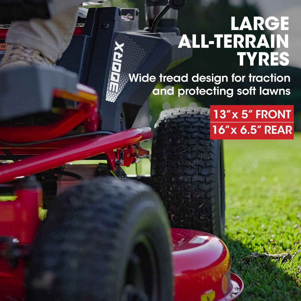 BAUMR-AG 30 Inch 48V Electric Ride On Lawn Mower Brushless Lawnmower 30 - 300RX