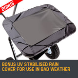 PLANTCRAFT Tow Behind Broadcast Spreader 30kg 26L Seed Fertiliser Tow Rotary - Extra Image