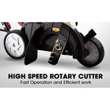 Baumr-AG 31CC Lawn Edger Petrol 4 Stroke Garden Grass Weed Trimmer Blade Cutting - Rear View