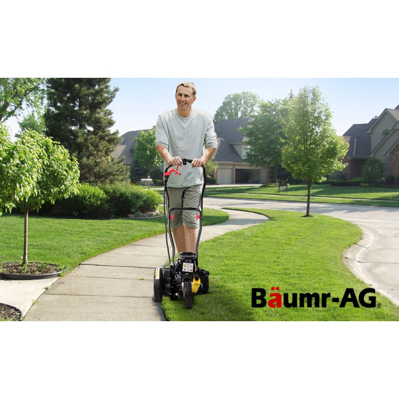 Baumr-AG 31CC Lawn Edger Petrol 4 Stroke Garden Grass Weed Trimmer Blade Cutting